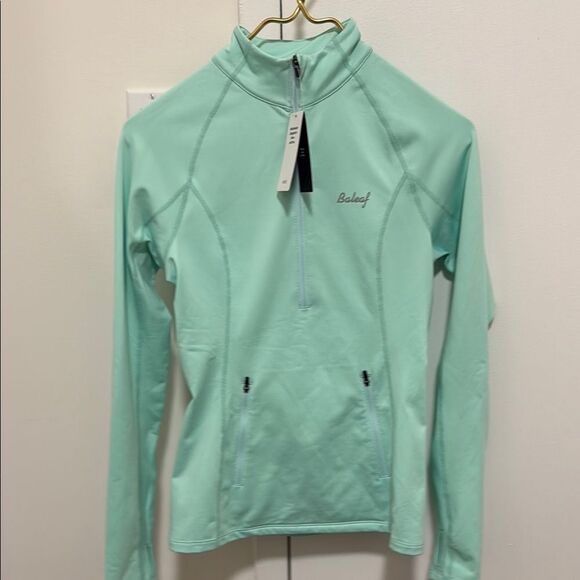 NWT Bayleaf Sports Women’s Cycling Half Zip Jacket in Mint Green. Size XS. - Picture 1 of 10